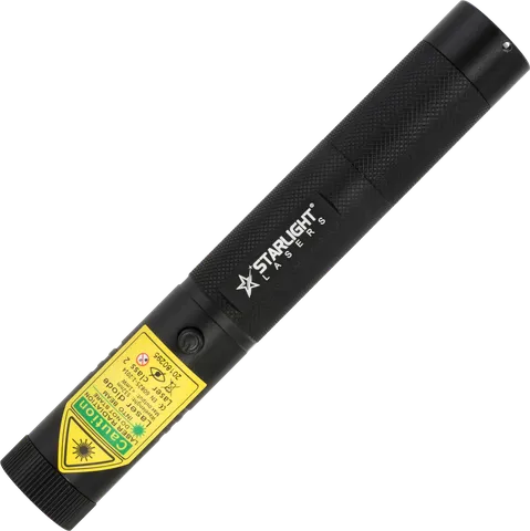 Starlight Lasers G3 Pro groene laserpen in aluminium met 18650-accu en veiligheidssleutels