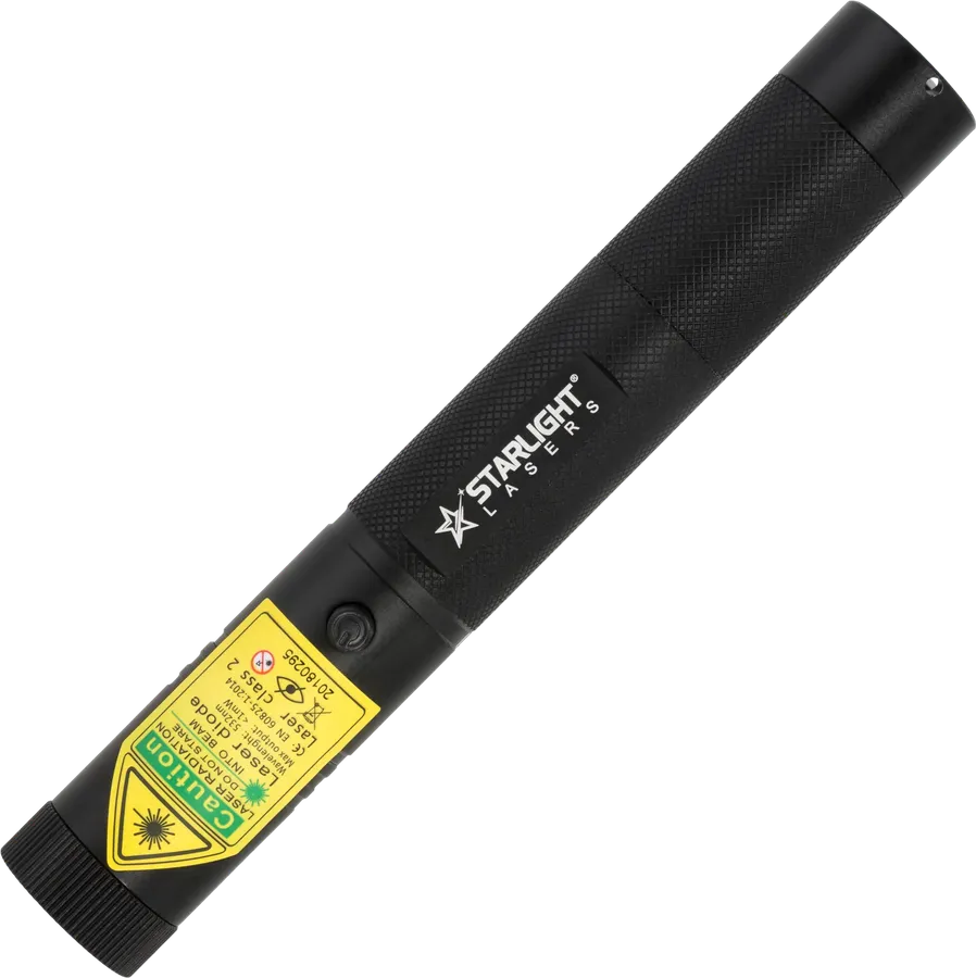 Starlight Lasers G3 Pro groene laserpen in aluminium met 18650-accu en veiligheidssleutels