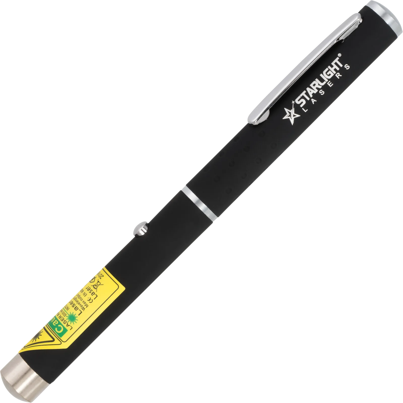 Slanke Starlight Lasers X1 groene laserpen met clip op AAA-batterijen
