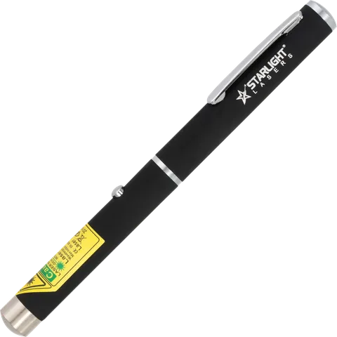 Slanke Starlight Lasers X1 groene laserpen met clip op AAA-batterijen